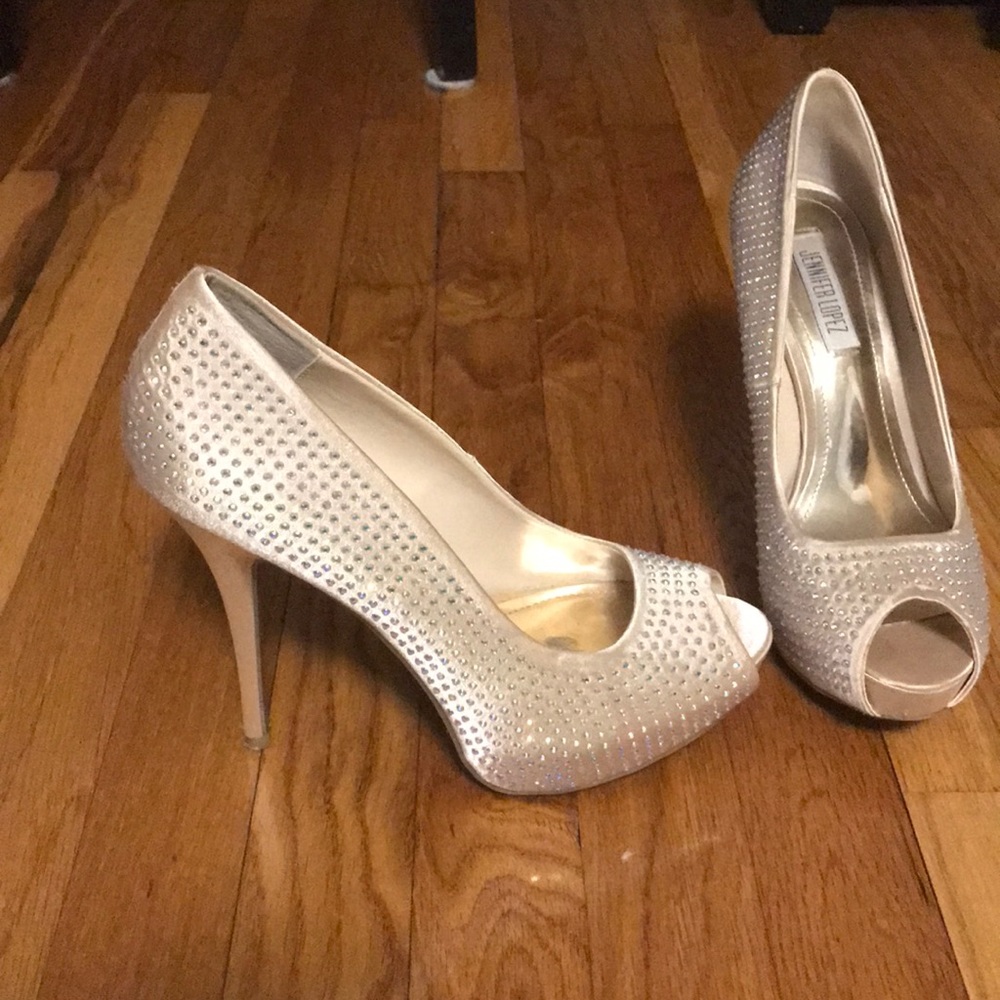 sequin heels